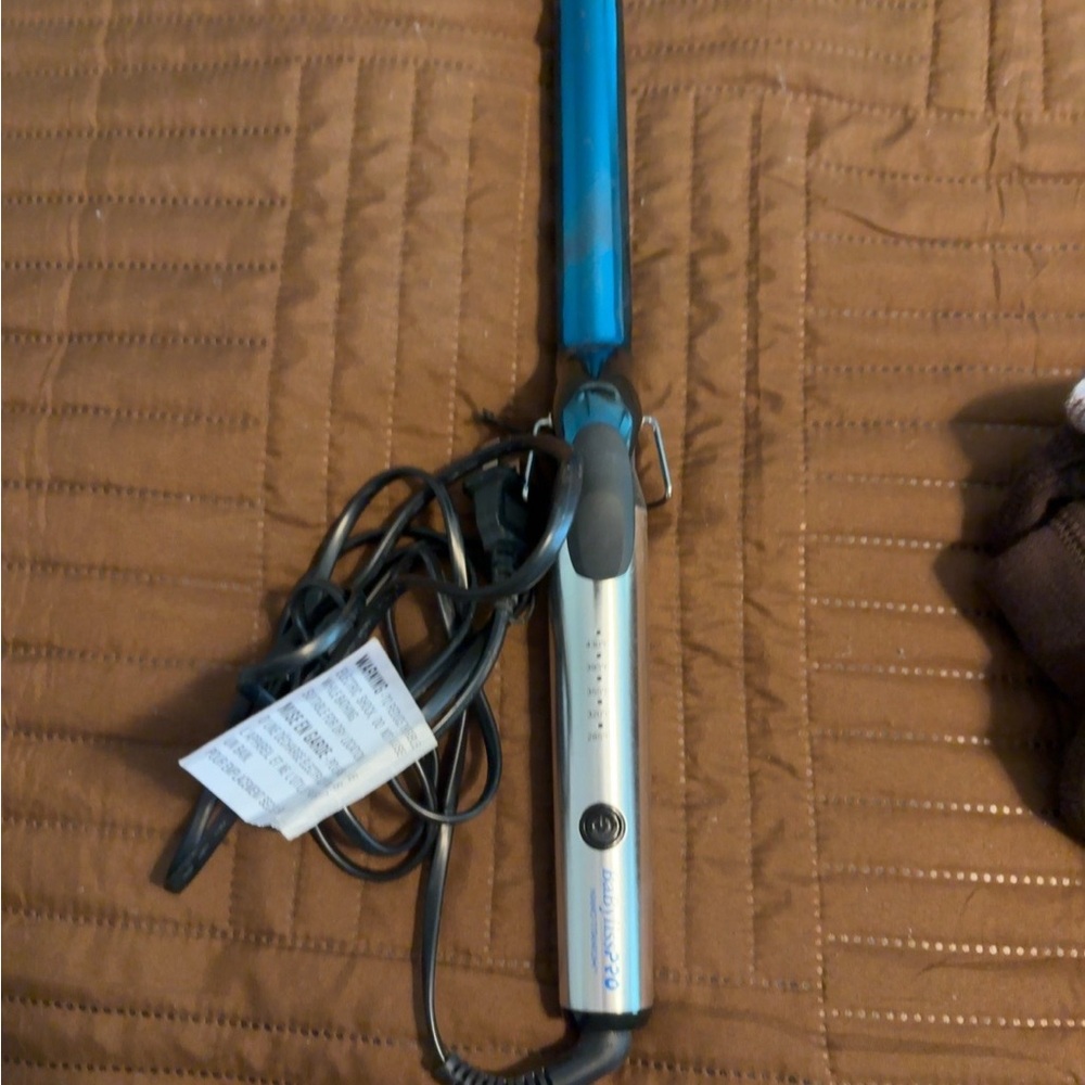 BaBylissPRO Nano Titanium Extended Barrel Curling Iron Blue